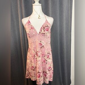 Pink Floral Sleep Dress